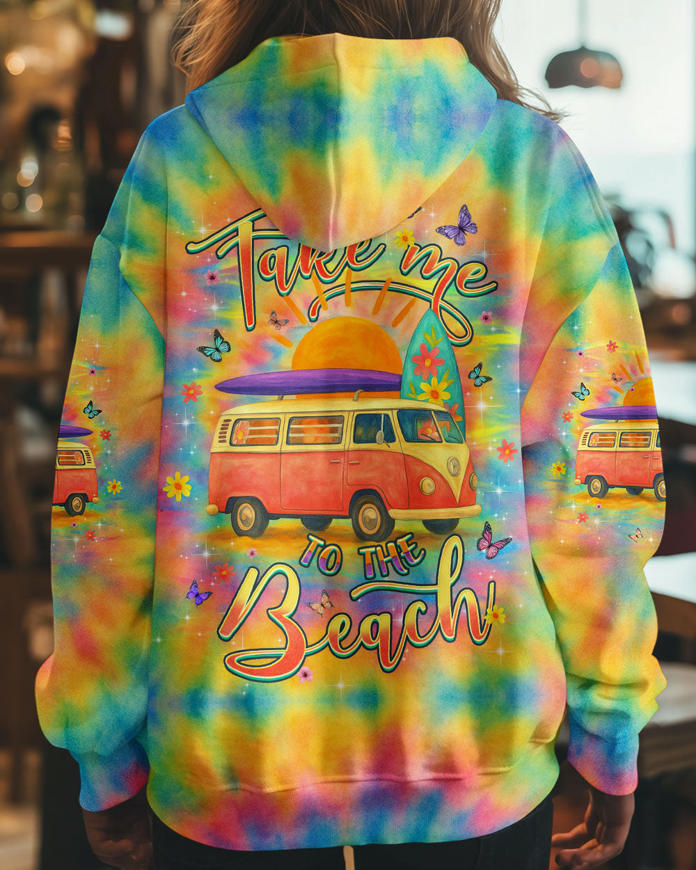 BLISSCORNERS TAKE ME TO THE BEACH ALL OVER PRINT