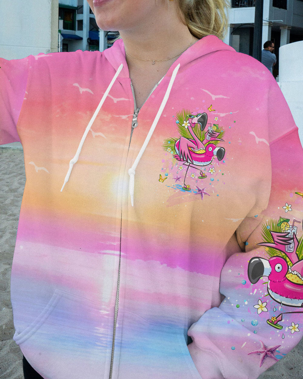 BLISSCORNERS I NEED VITAMIN SEA FLAMINGO ALL OVER PRINT