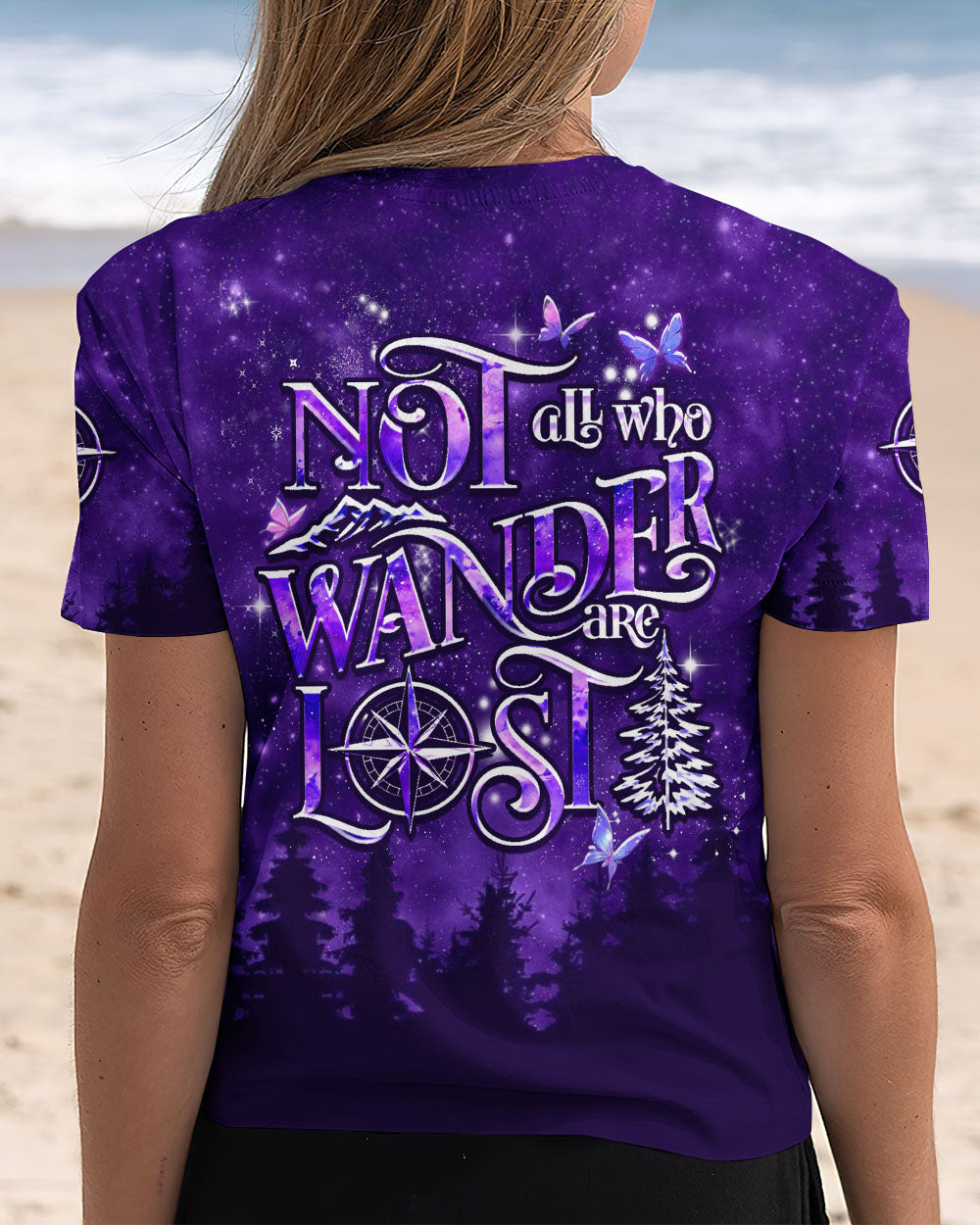 BLISSCORNERS NOT ALL WHO WANDER ARE LOST ALL OVER PRINT