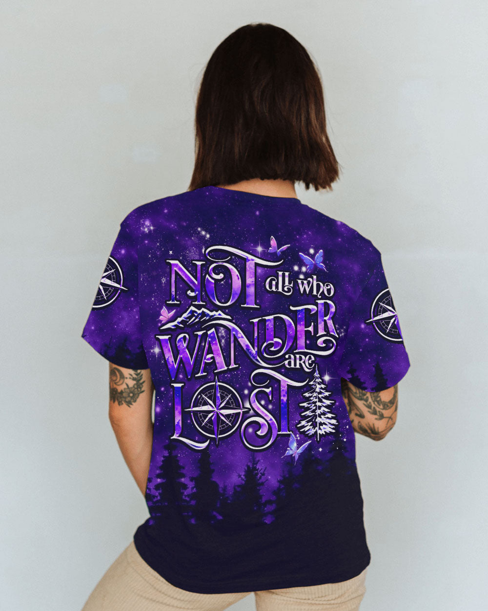 BLISSCORNERS NOT ALL WHO WANDER ARE LOST ALL OVER PRINT
