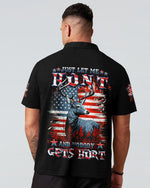 BLISSCORNERS JUST LET ME HUNT AND NOBODY GETS HURT HUNTING ALL OVER PRINT