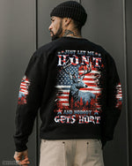 BLISSCORNERS JUST LET ME HUNT AND NOBODY GETS HURT HUNTING ALL OVER PRINT