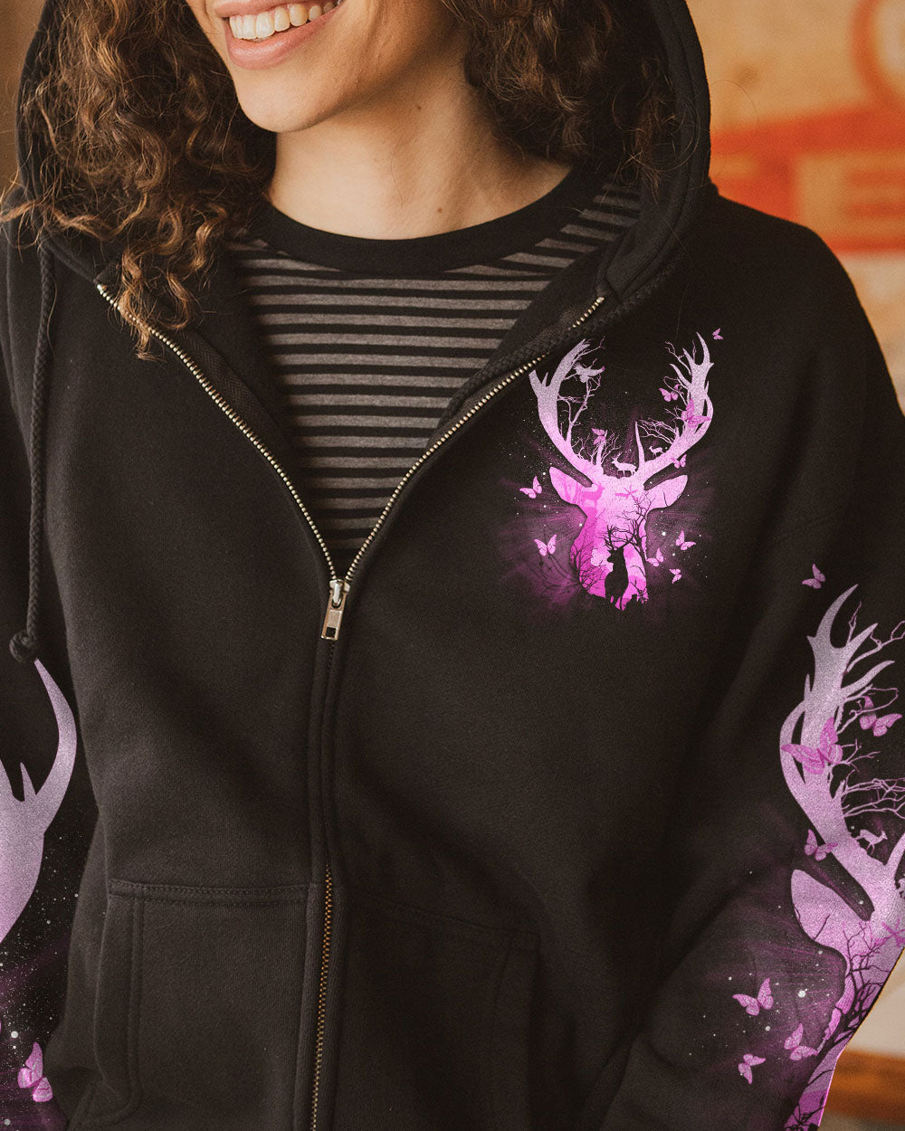 BLISSCORNERS THE CLOSER I GET TO NATURE DEER HUNTING ALL OVER PRINT