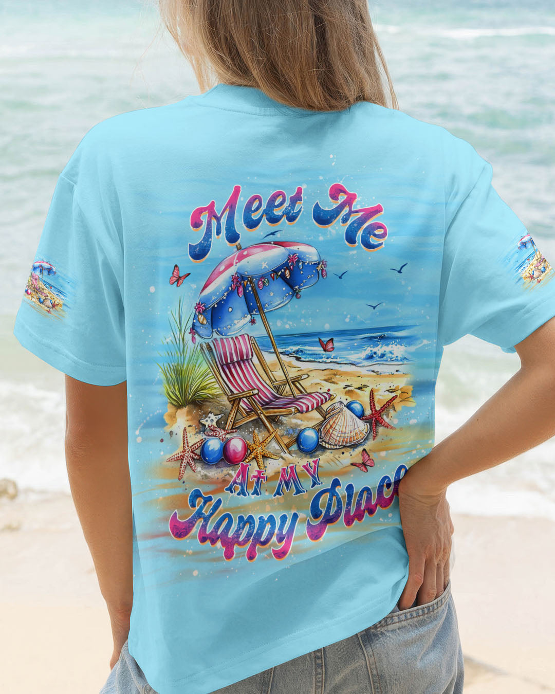 BLISSCORNERS MEET ME AT MY HAPPY PLACE ALL OVER PRINT
