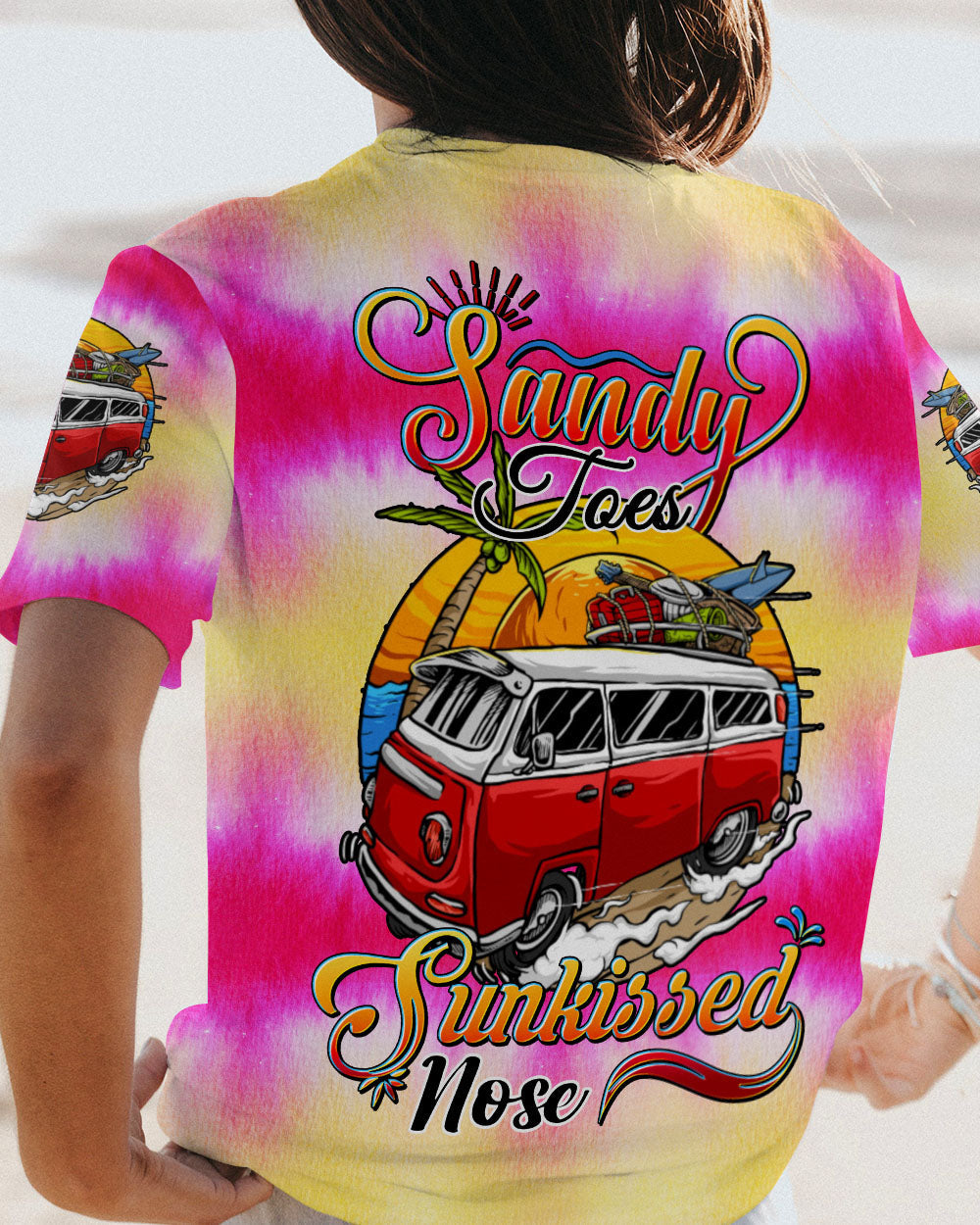 BLISSCORNERS SANDY TOES SUNKISSED NOSE ALL OVER PRINT