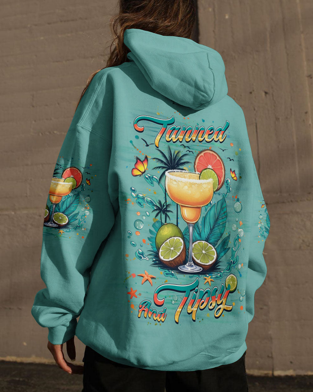 BLISSCORNERS TANNED AND TIPSY ALL OVER PRINT