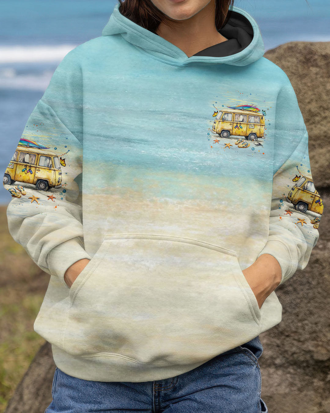BLISSCORNERS SANDY TOES SUNKISSED NOSE ALL OVER PRINT