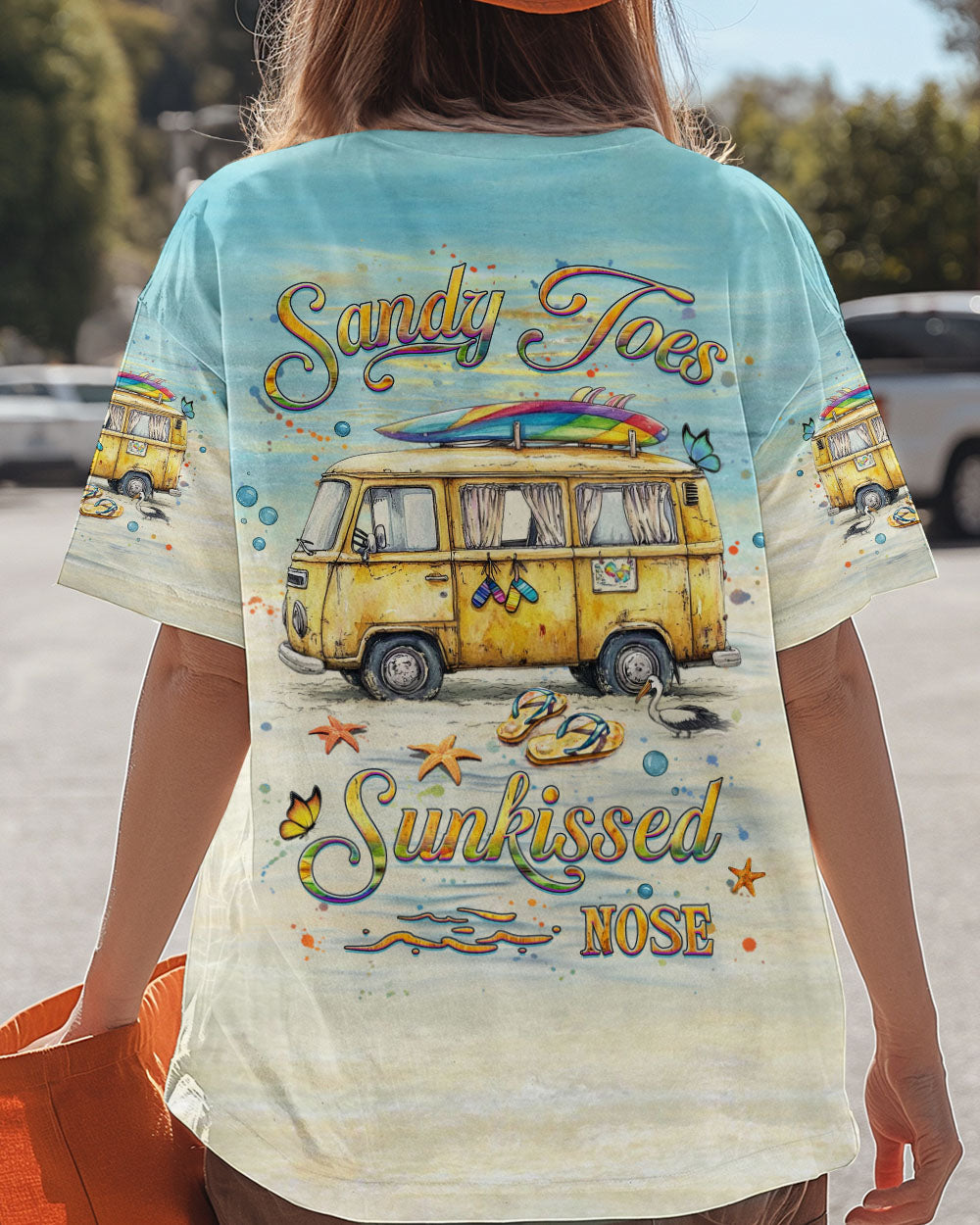 BLISSCORNERS SANDY TOES SUNKISSED NOSE ALL OVER PRINT
