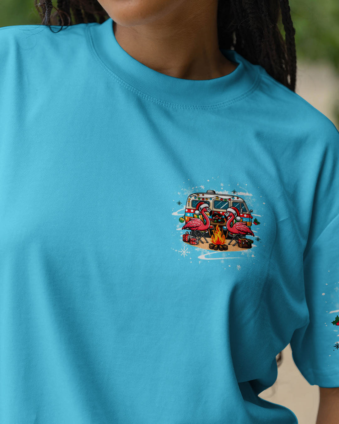 BLISSCORNERS MAKING MEMORIES ONE CAMPFIRE AT A TIME CHRISTMAS ALL OVER PRINT