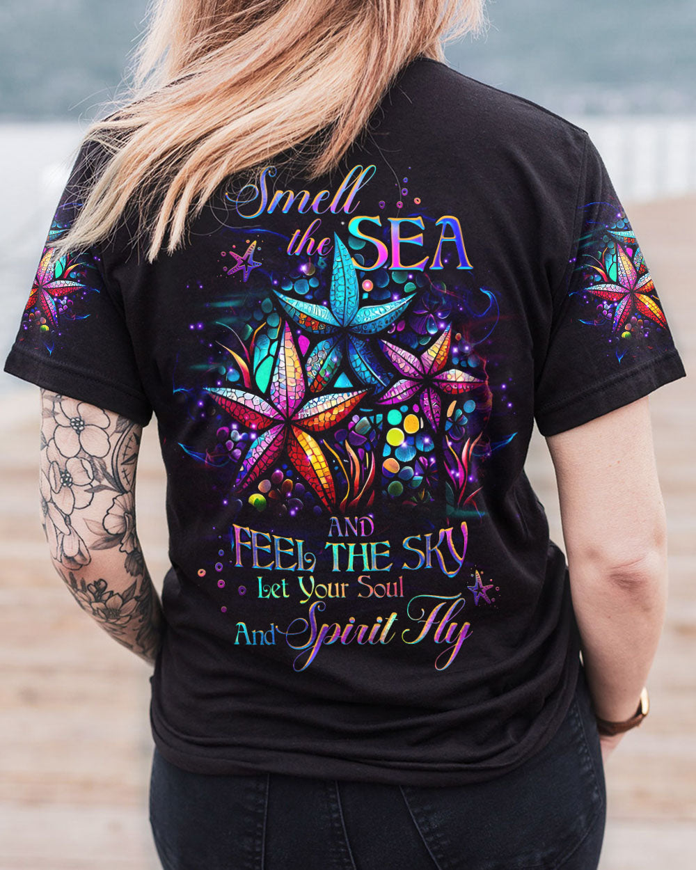 BLISSCORNERS SMELL THE SEA AND FEEL THE SKY ALL OVER PRINT