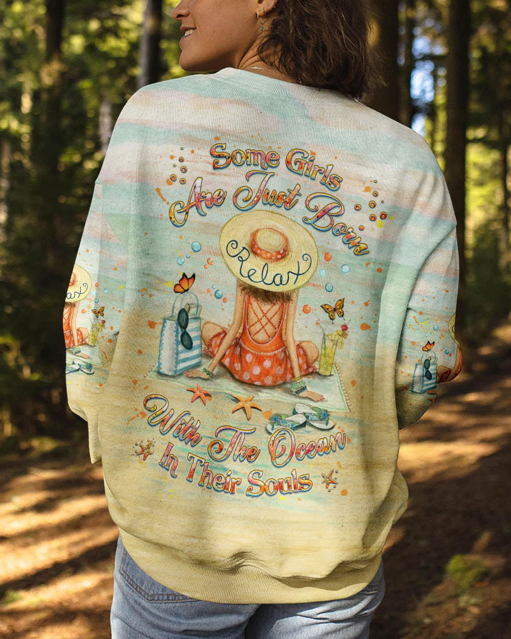 BLISSCORNERS SOME GIRLS ARE JUST BORN ALL OVER PRINT