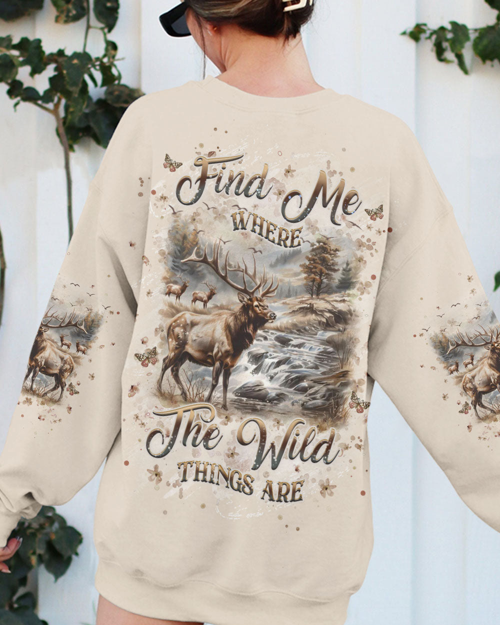 BLISSCORNERS (HOT DEAL) FIND ME WHERE THE WILD THINGS ARE ALL OVER PRINT