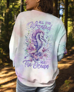 BLISSCORNERS ALL SHE WANTED WAS THE OCEAN ALL OVER PRINT