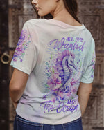 BLISSCORNERS ALL SHE WANTED WAS THE OCEAN ALL OVER PRINT