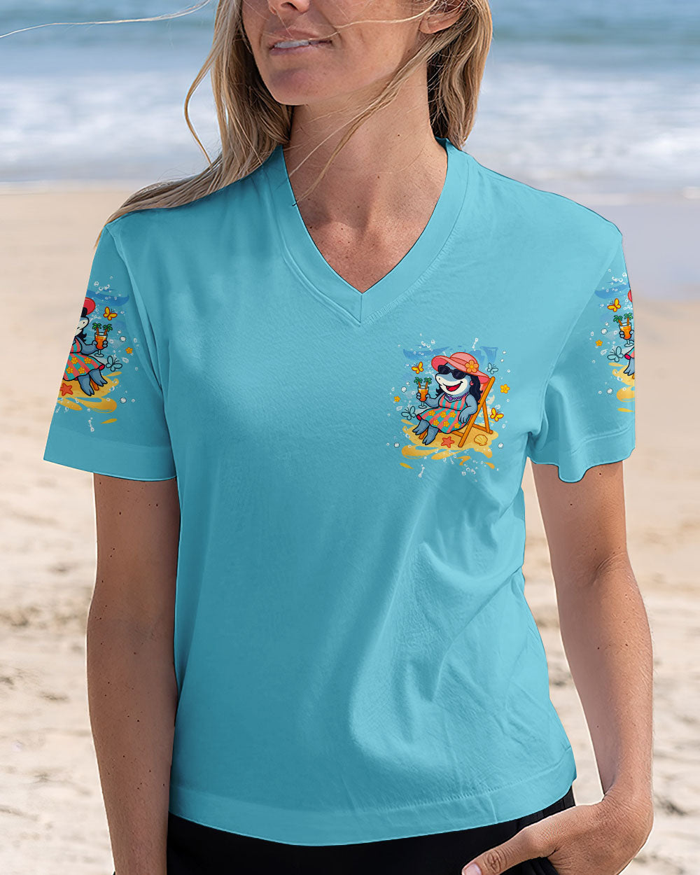 BLISSCORNERS BEACH MORE WORRY LESS ALL OVER PRINT