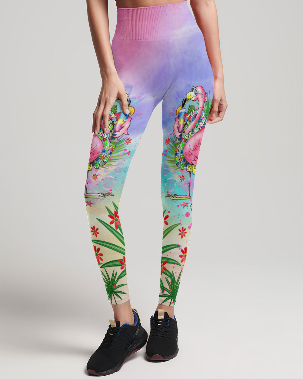 BLISSCORNERS IT'S 5 O'CLOCK SOMEWHERE FLAMINGO ALL OVER PRINT