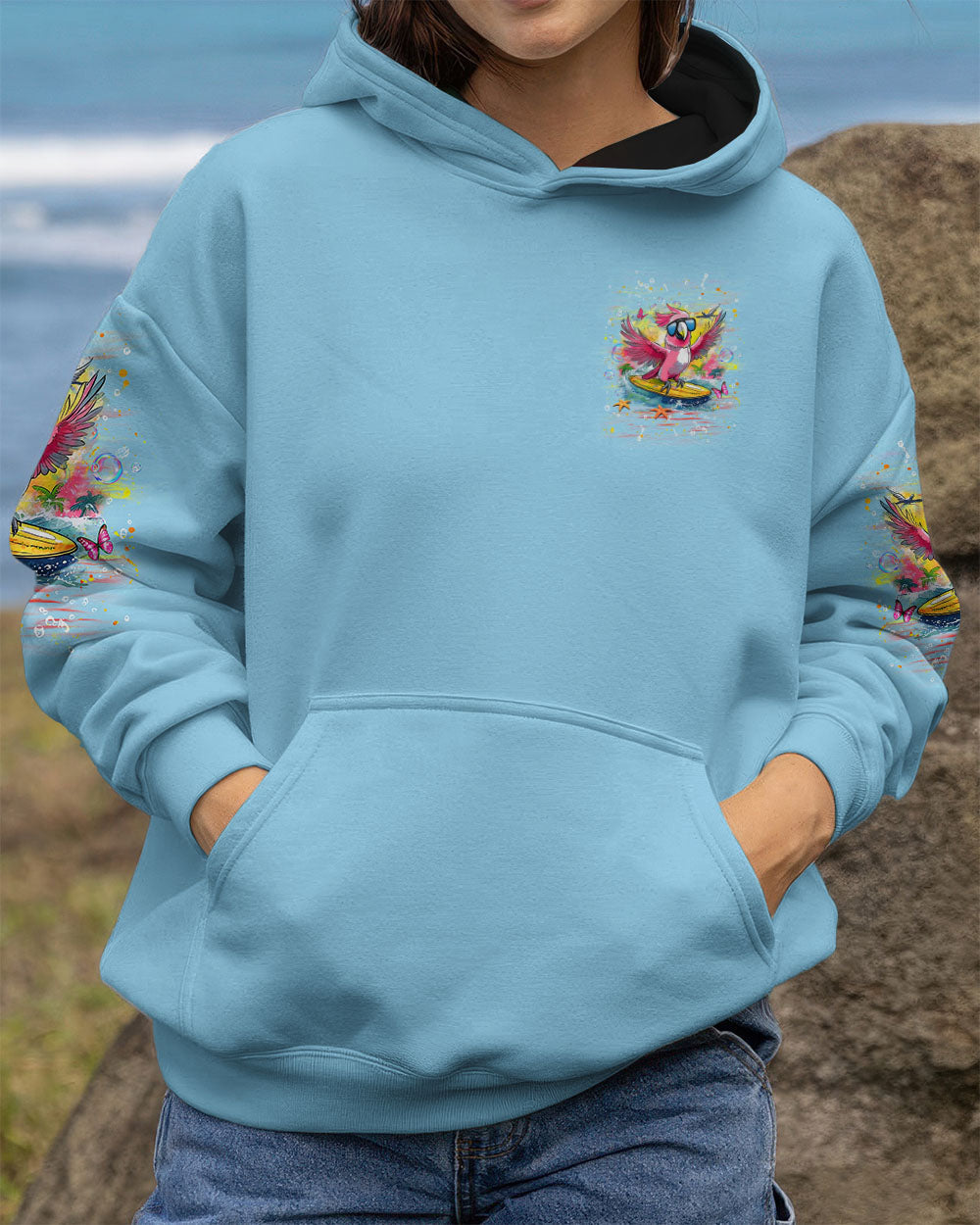 BLISSCORNERS RIDE THE WAVE STAY SALTY ALL OVER PRINT