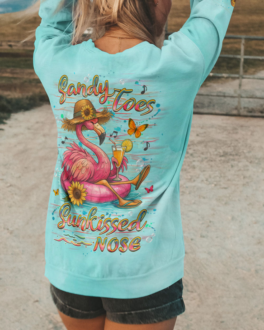 BLISSCORNERS SANDY TOES SUNKISSED NOSE ALL OVER PRINT