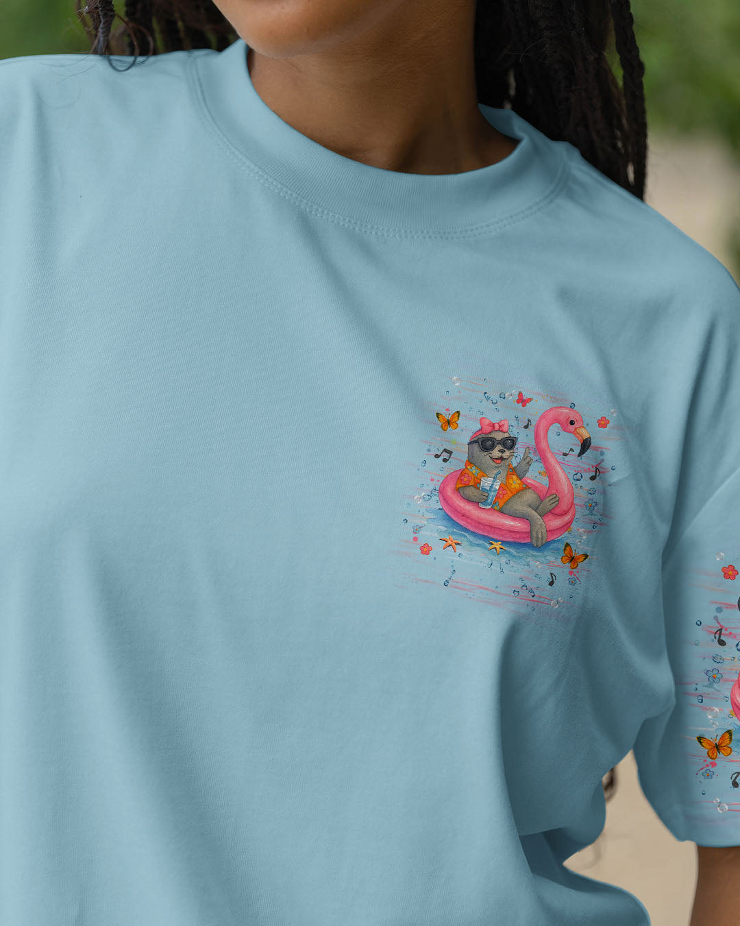 BLISSCORNERS MEET ME AT MY HAPPY PLACE SEAL ALL OVER PRINT