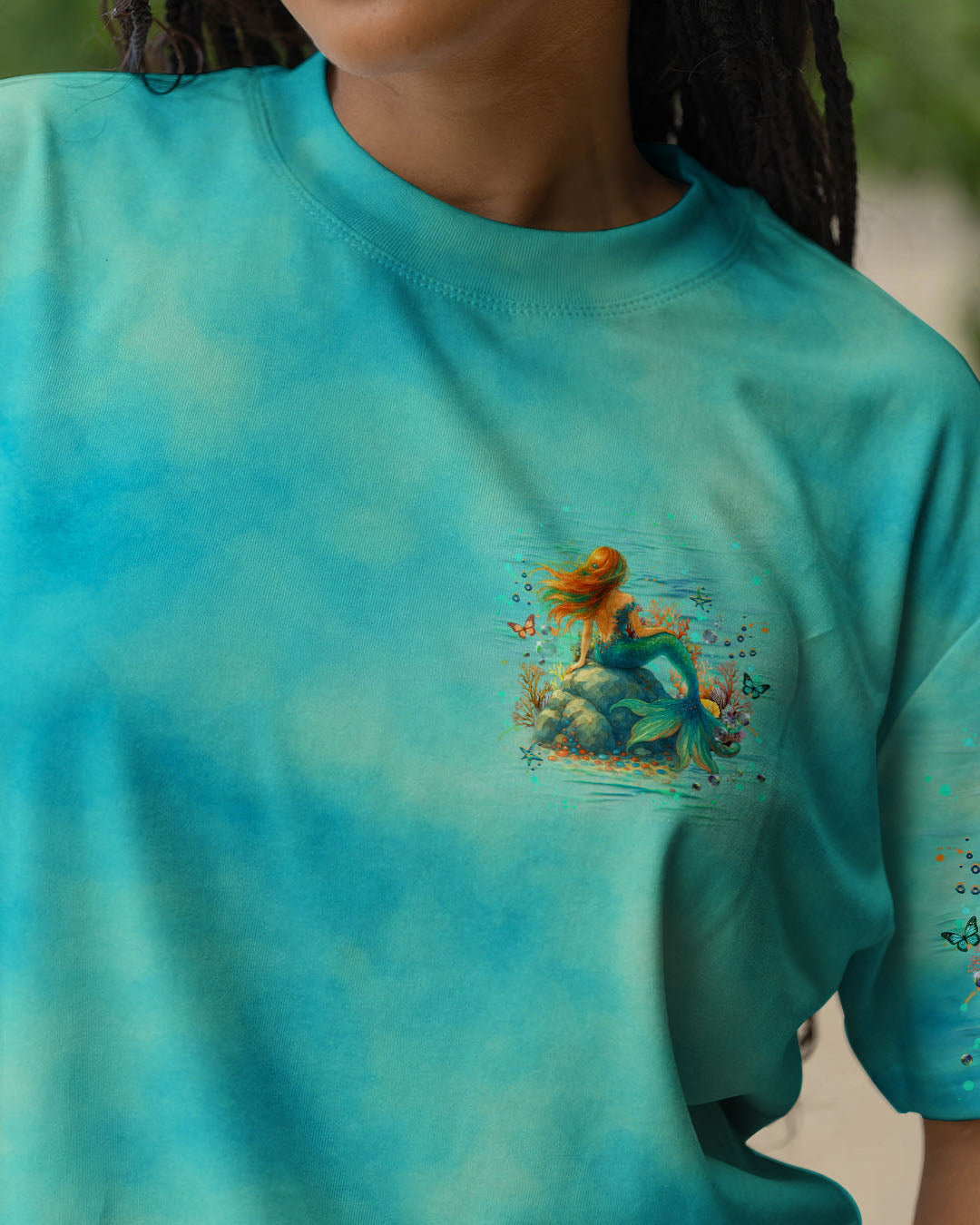 BLISSCORNERS SHE IS A MERMAID ALL OVER PRINT