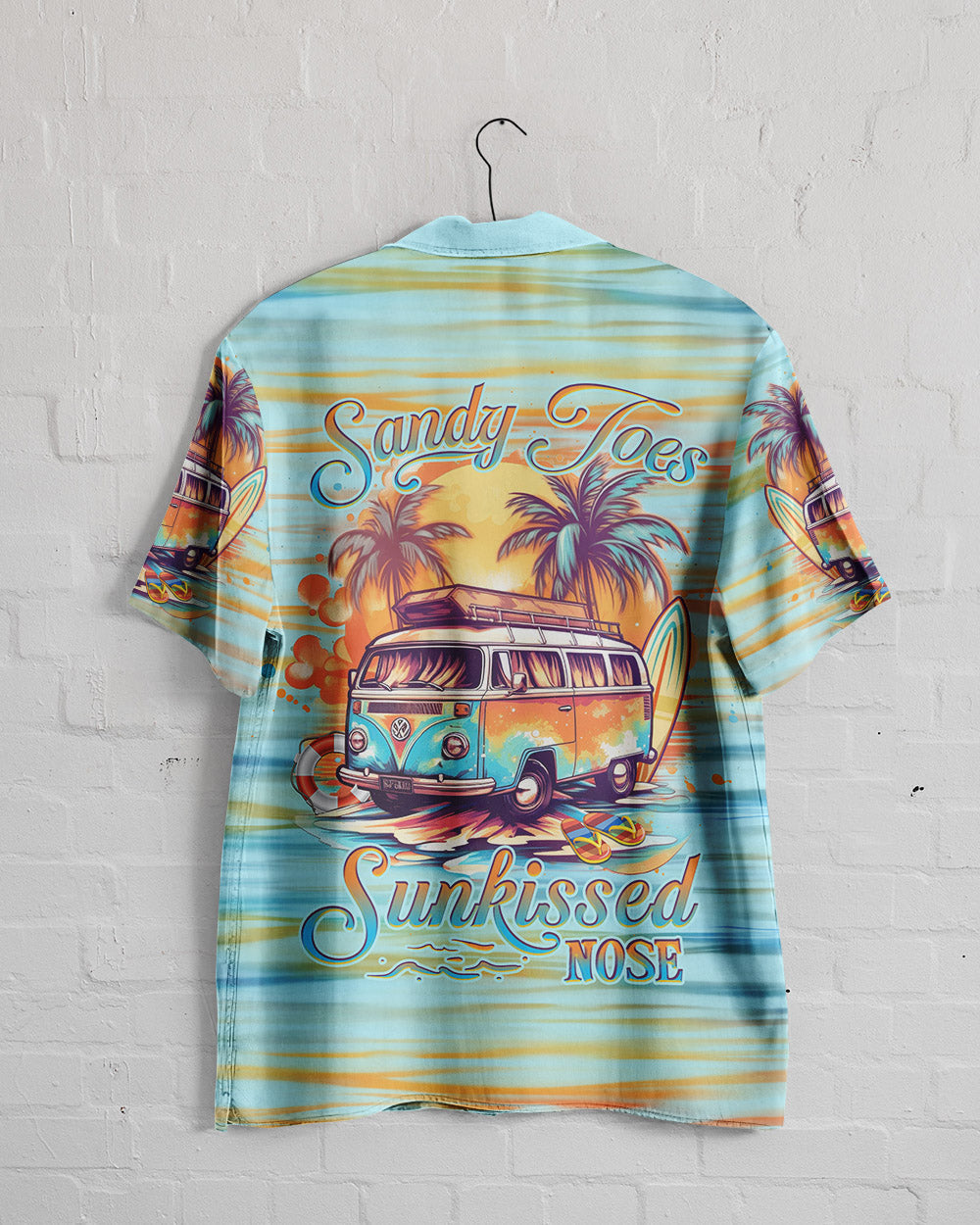 BLISSCORNERS SANDY TOES SUNKISSED NOSE HAWAIIAN SHIRT