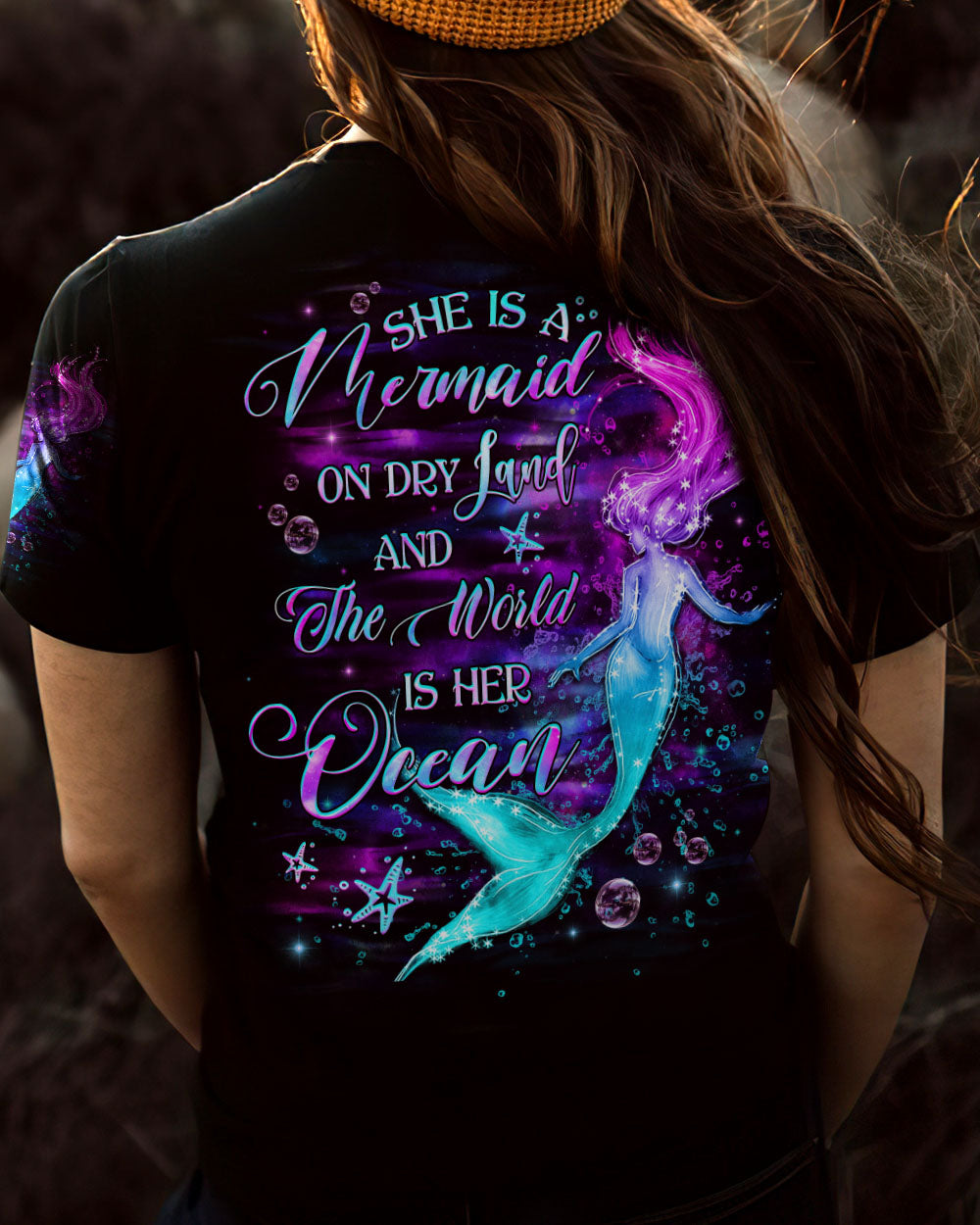BLISSCORNERS SHE IS A MERMAID ALL OVER PRINT