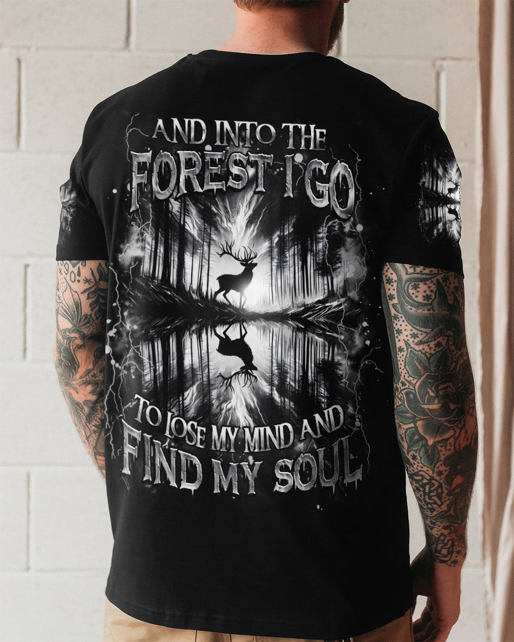 BLISSCORNERS AND INTO THE FOREST I GO ALL OVER PRINT