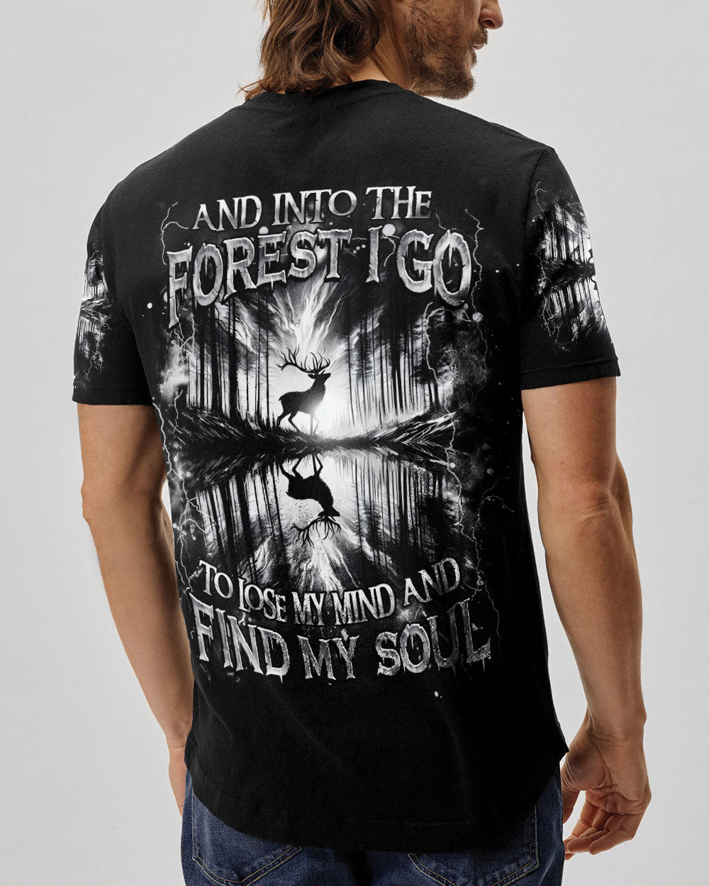 BLISSCORNERS AND INTO THE FOREST I GO ALL OVER PRINT