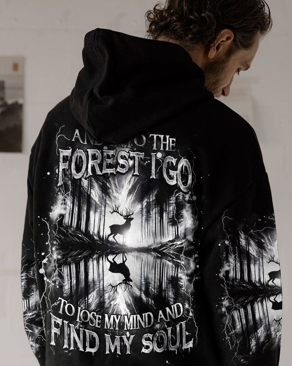 BLISSCORNERS AND INTO THE FOREST I GO ALL OVER PRINT