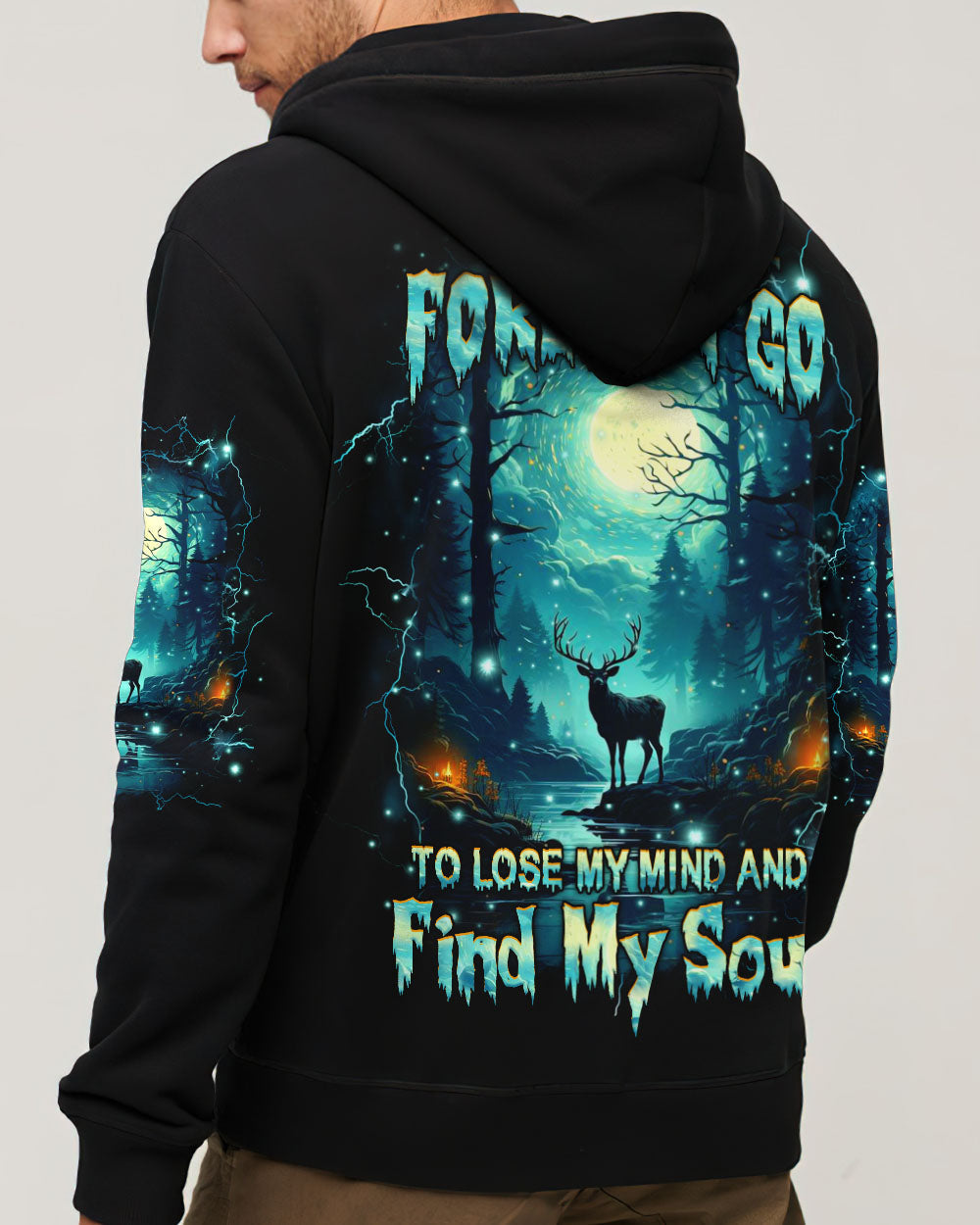 BLISSCORNERS AND INTO THE FOREST I GO ALL OVER PRINT