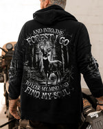 BLISSCORNERS AND INTO THE FOREST I GO DEER ALL OVER PRINT