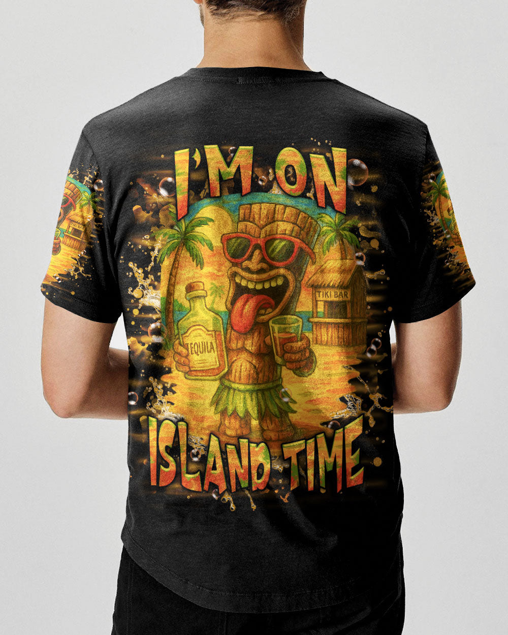 BLISSCORNERS I'M ON ISLAND TIME TIKI ALL OVER PRINT