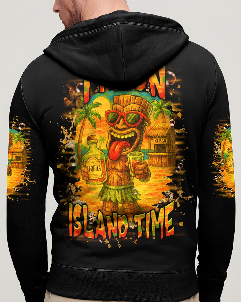BLISSCORNERS I'M ON ISLAND TIME TIKI ALL OVER PRINT