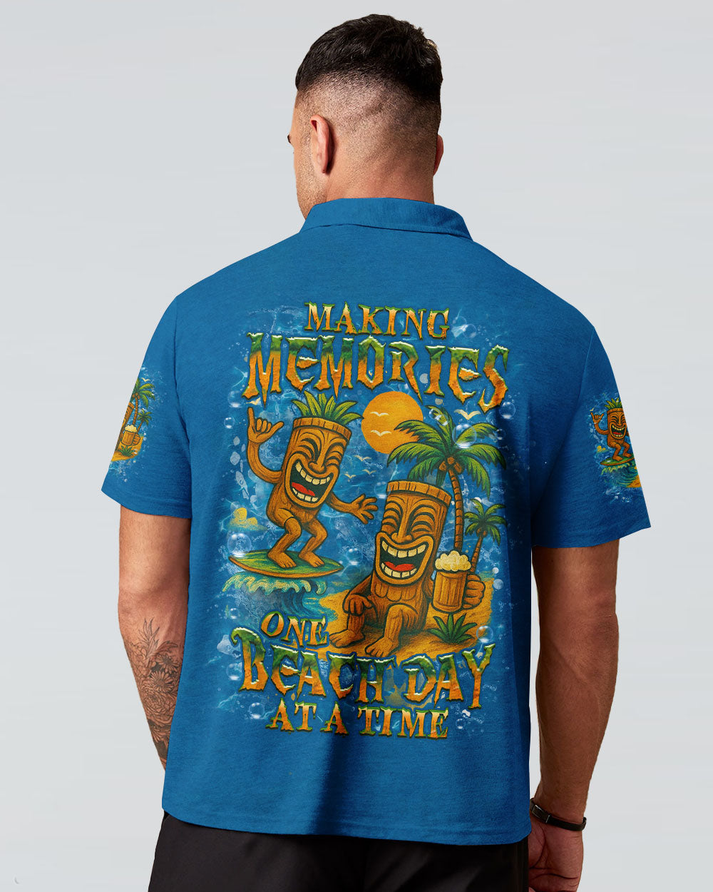 BLISSCORNERS MAKING MEMORIES ONE BEACH DAY AT A TIME TIKI ALL OVER PRINT