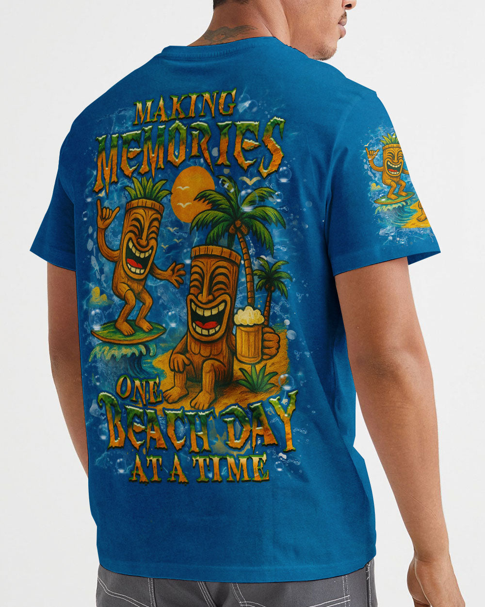 BLISSCORNERS MAKING MEMORIES ONE BEACH DAY AT A TIME TIKI ALL OVER PRINT