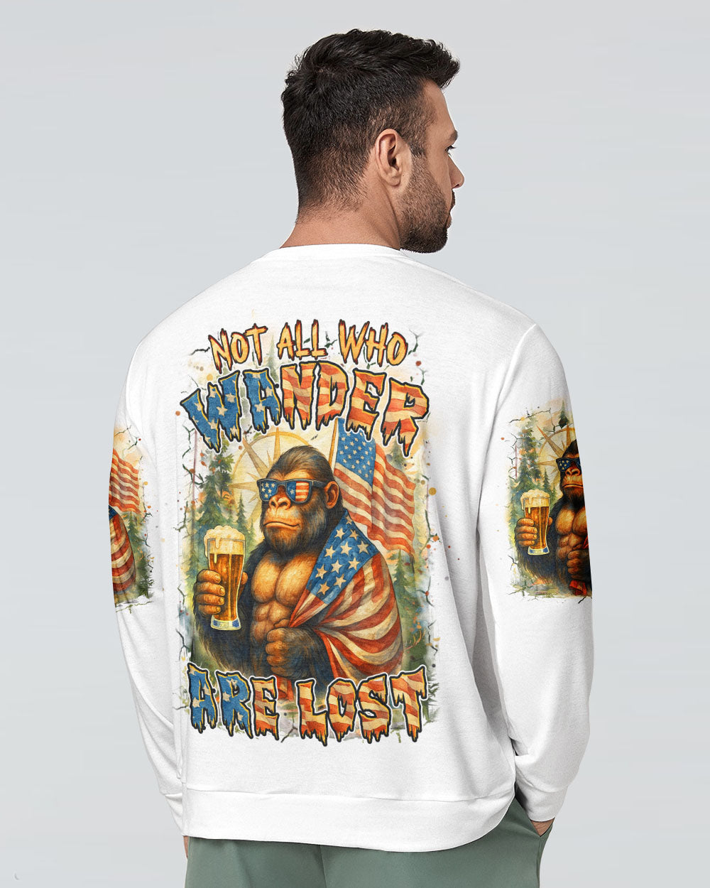 BLISSCORNERS NOT ALL WHO WANDER ARE LOST ALL OVER PRINT