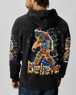 BLISSCORNERS BELIEVE BIGFOOT CHRISTMAS ALL OVER PRINT