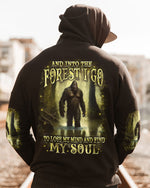 BLISSCORNERS AND INTO THE FOREST I GO BIGFOOT ALL OVER PRINT