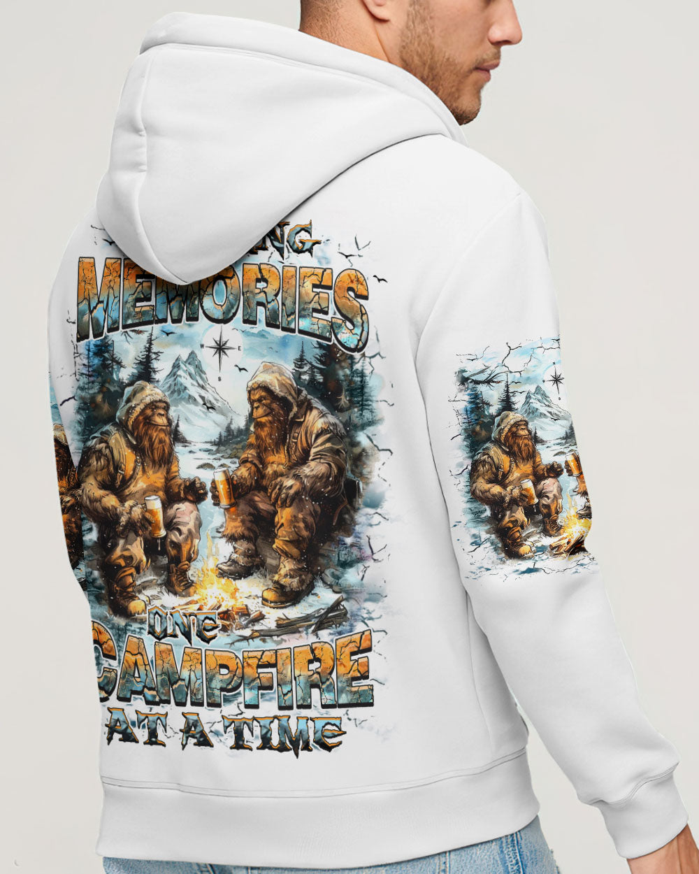 BLISSCORNERS MAKING MEMORIES ONE CAMPFIRE AT A TIME BIGFOOT ALL OVER PRINT