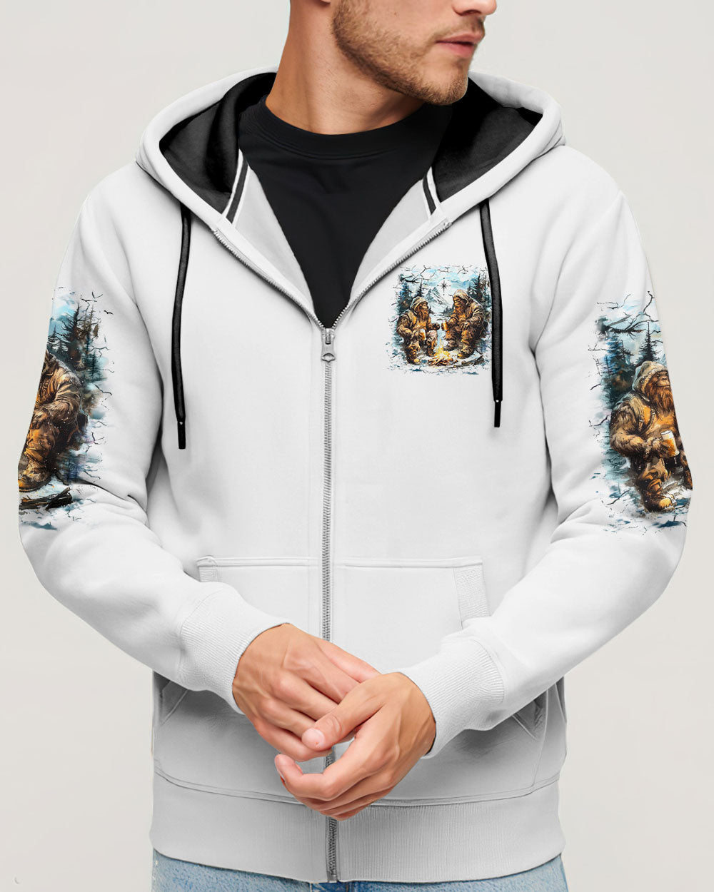 BLISSCORNERS MAKING MEMORIES ONE CAMPFIRE AT A TIME BIGFOOT ALL OVER PRINT