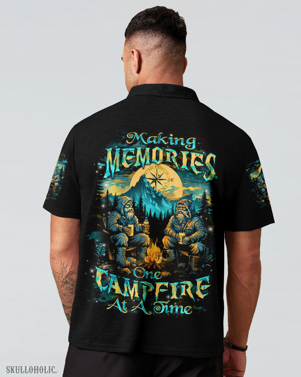 BLISSCORNERS MAKING MEMORIES ONE CAMPFIRE AT A TIME BIGFOOT ALL OVER PRINT- YHHN1112241