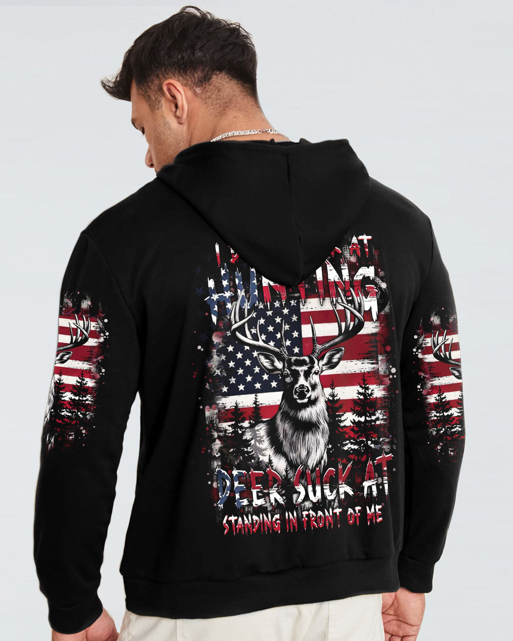 BLISSCORNERS I DON'T SUCK AT HUNTING DEER ALL OVER PRINT