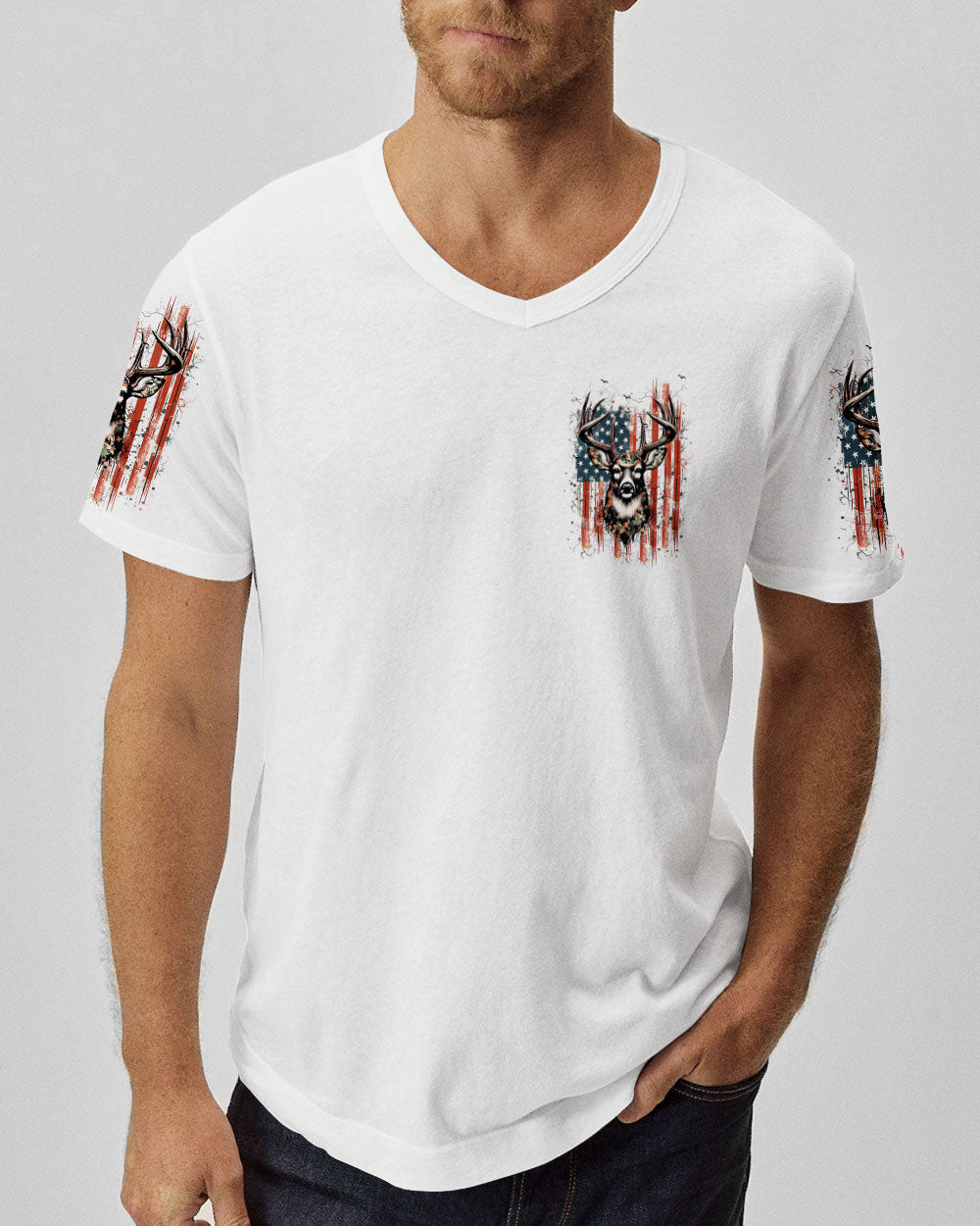 BLISSCORNERS THE CLOSER I GET TO NATURE DEER HUNTING ALL OVER PRINT