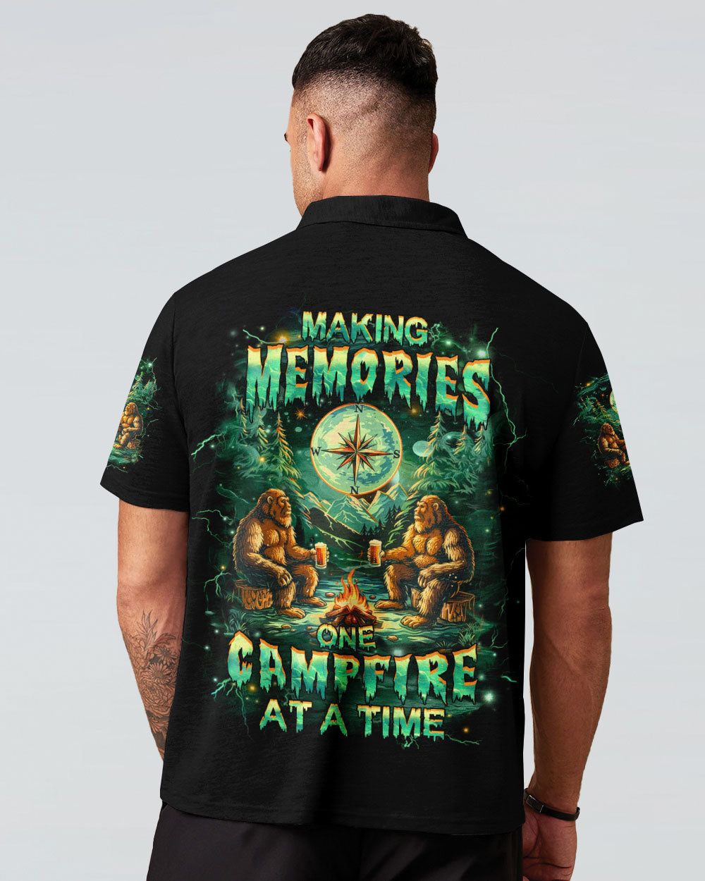 BLISSCORNERS MAKING MEMORIES ONE CAMPFIRE AT A TIME BIGFOOT ALL OVER PRINT- YHHN1212242