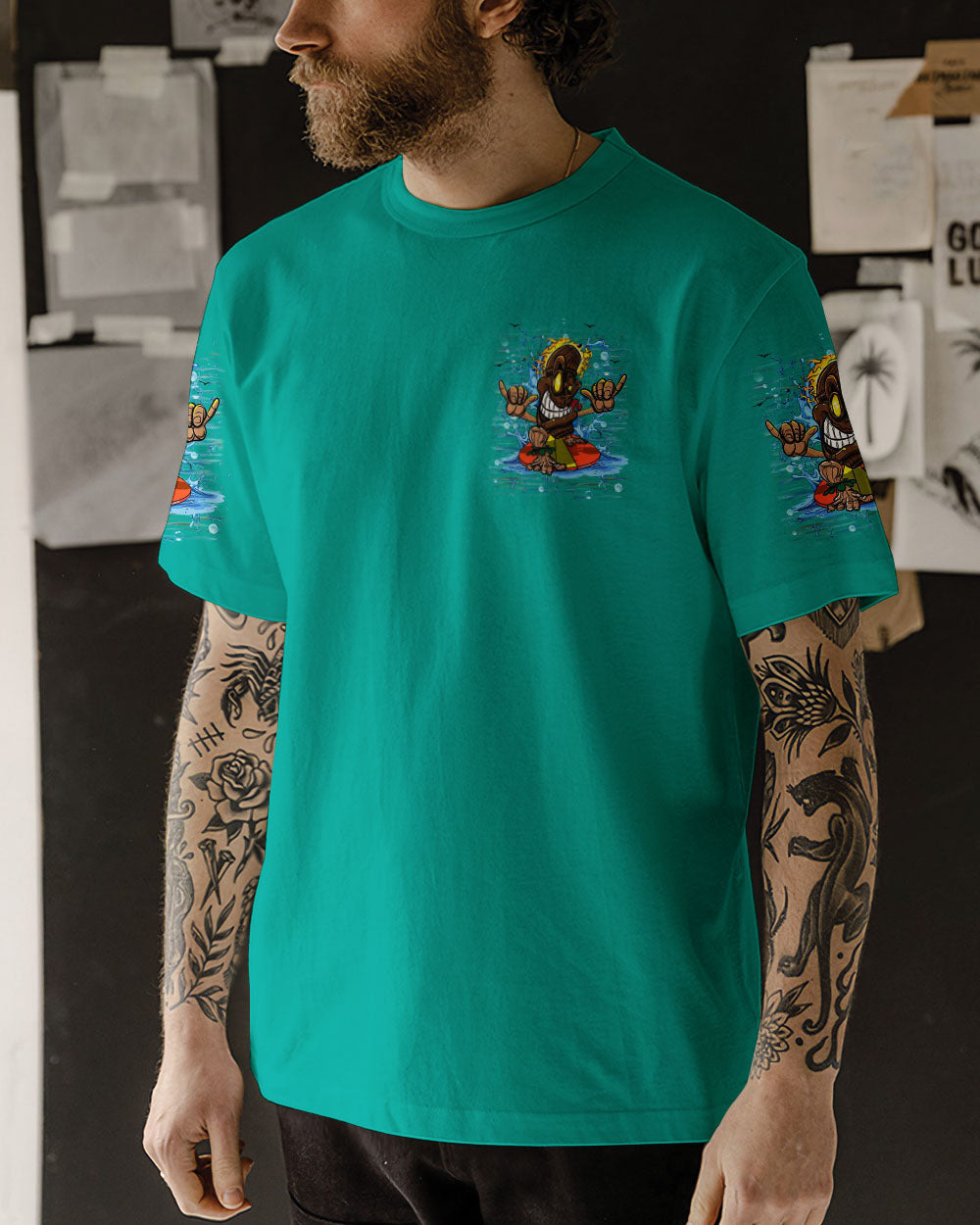 BLISSCORNERS LIVING ON TIKI TIME ALL OVER PRINT