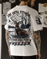 BLISSCORNERS FIT'NESS DEER IN MY FREEZER ALL OVER PRINT