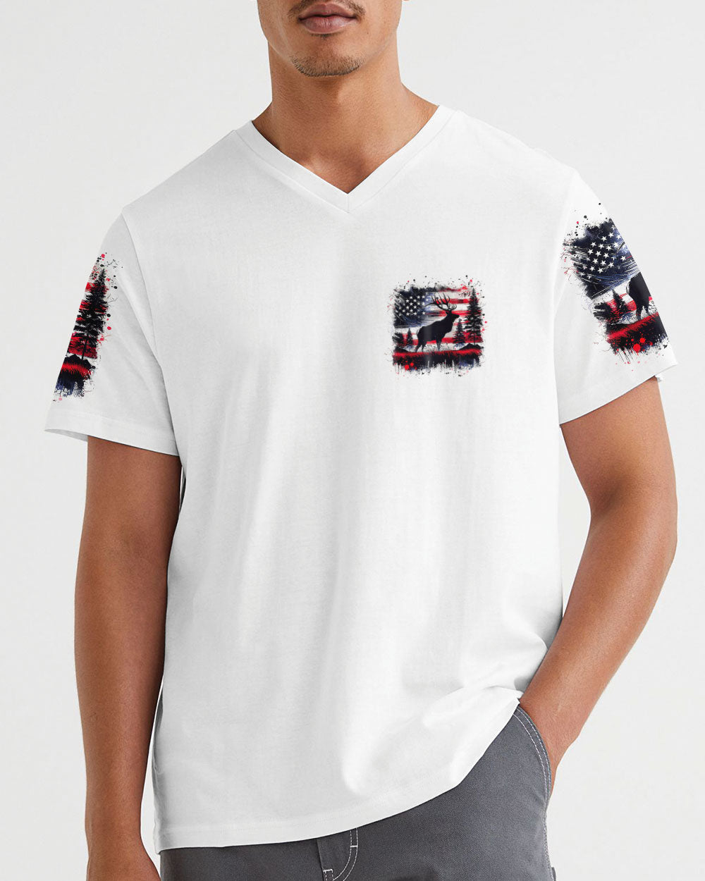 BLISSCORNERS THE CLOSER I GET TO NATURE DEER HUNTING ALL OVER PRINT