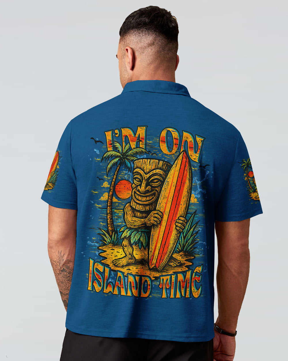 BLISSCORNERS I'M ON ISLAND TIME TIKI ALL OVER PRINT