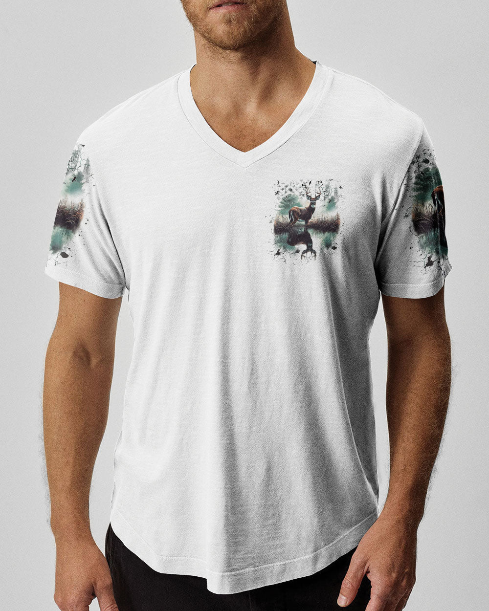 BLISSCORNERS THE CLOSER I GET TO NATURE DEER ALL OVER PRINT
