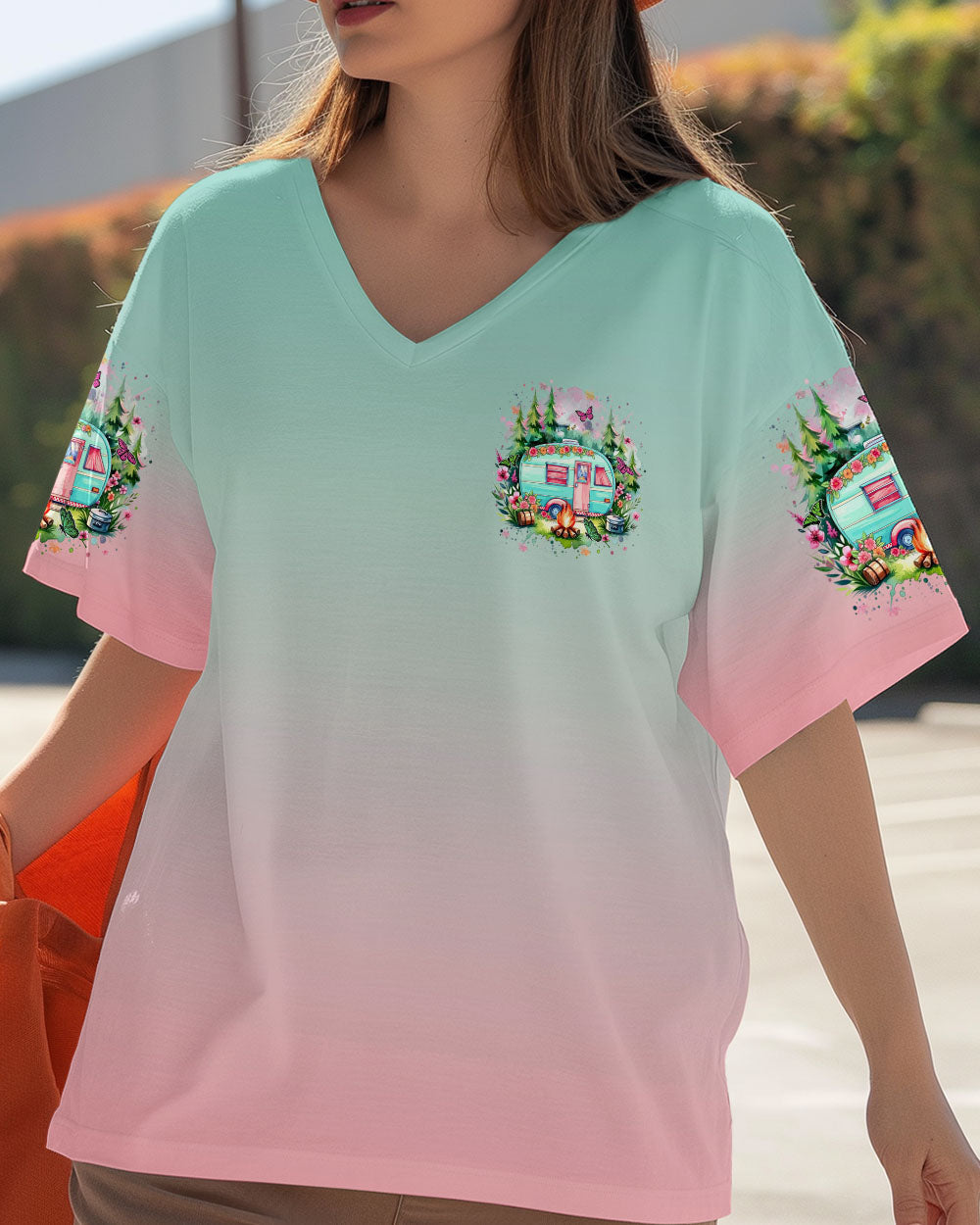 BLISSCORNERS BE A HAPPY CAMPER ALL OVER PRINT
